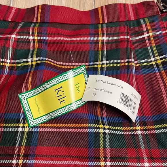 The Kilt Women's Stewart Royal Tartan Deluxe Kilt Red Size 10 Style A00174 - Picture 3 of 15